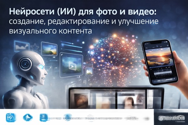 Нейросети (ИИ) для фото и видео: создание, редактирование и улучшение визуального контента
