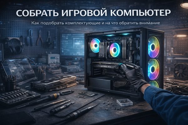Собрать игровой компьютер: как подобрать комплектующие и на что обратить внимание